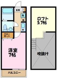 コモハイツ宮崎台の物件間取画像